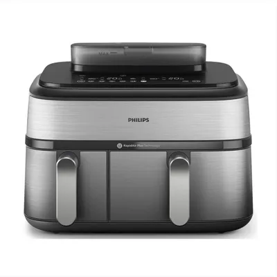 PHILIPS - AIRFRYER SERIE 5000 DA 9L COTTURA VAPORE NA555/00-Inox