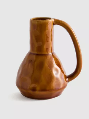 Adorno de jarra de cerámica pequeña