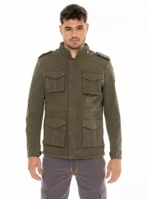 LEONE 1947 APPAREL Giacca taglio militare da uomo Leone Old Wash