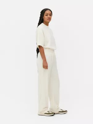 Joggers con cordón de ajuste y pernera recta