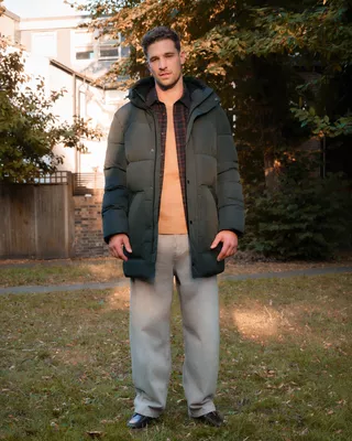 Chaqueta acolchada larga THERMOLITE® EcoMade