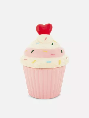 Vela en tarro con forma de cupcake