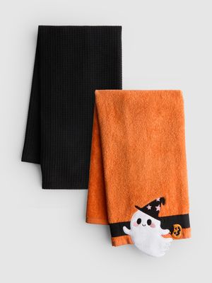 Pack de 2 paños de cocina de Halloween
