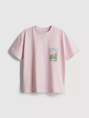 7-15 años | Camiseta extragrande estampada