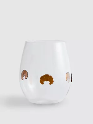 Vaso redondo con diseño de fantasía
