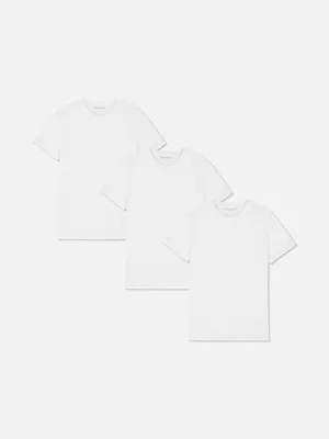 Pack de 3 camisetas básicas de cuello redondo