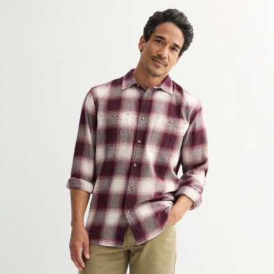 Sonoma Goods For Life® Long Sleeve Brushed Flannel Shirt
