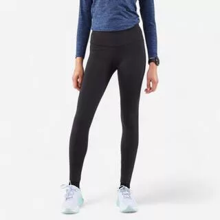 KIPRUN Leggings running RUN WARM 500 donna neri