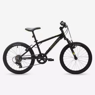 BTWIN Bici Mtb bambino 6-9 anni EXPLORE 500 nera 20" pollici