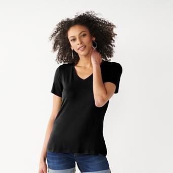 Women's Nine West Essential V-Neck T-Shirt
