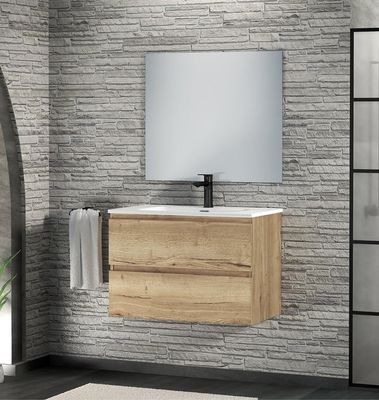 MUEBLE DE BAÑO MAYA ROBLE 80X45CM 2 CAJONES