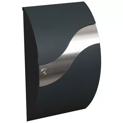 Mefa Wave 630, Postkasse, antracitgrå/rustfri