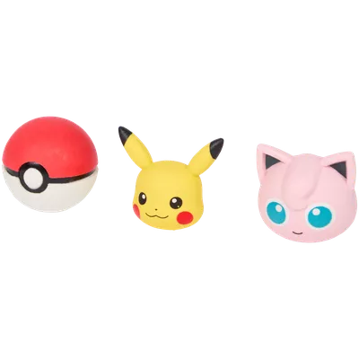 3D gumy nebo násady na tužky Pokémon