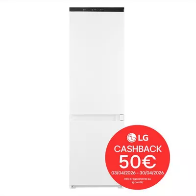 LG - Frigorifero combinato GTFN256SET Classe E 233 lt-White