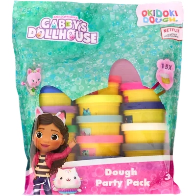 Skleničky s plastelínou v sáčku na rozdávání