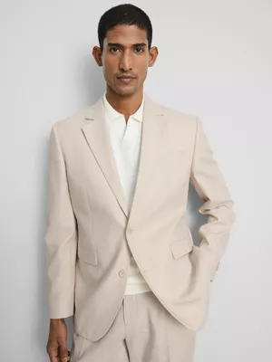 Chaqueta de traje en mezcla de lino de The Edit