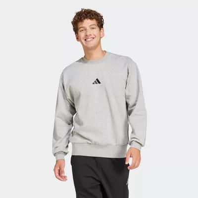 ADIDAS Sweatshirt Herren Baumwolle - grau