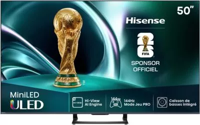 TV Mini Led HISENSE 50U7Q 2025-50 pouces (126cm)