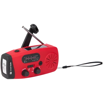 Nouzové rádio 4 v 1 s kapesní svítilnou a powerbankou