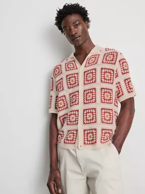 Camisa de punto crochet