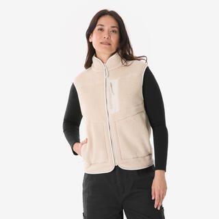 QUECHUA Gilet pile montagna donna Sherpa MH500 beige