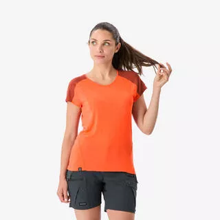 SIMOND T-Shirt lana merinos trekking donna MERINO RESIST arancione
