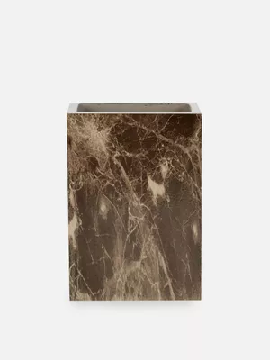 Vaso de baño cuadrado con efecto mármol
