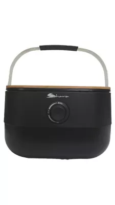 Mini-BBQ, Gasgrill, sort
