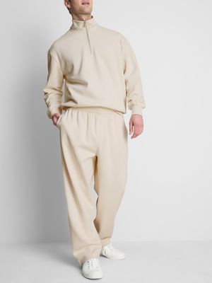 Pantalones de chándal rectos con mucho algodón