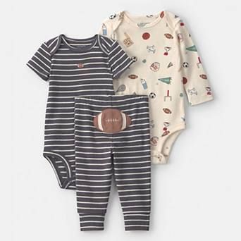 Baby Boy Carter's Cotton 3 pc Bodysuit & Pant Set