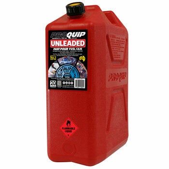 Pro Quip Fast Pour Plastic Fuel Can 20L Diesel Red