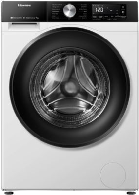 Hisense - Lave Linge Hublot  Wf3s9045bw1 - 9 Kg - 1400 Tr/Min - Classe A - Dosage Automatique