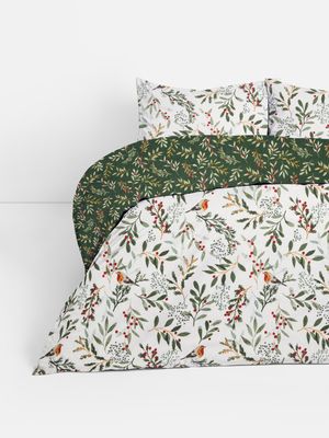 Set de funda nórdica doble reversible navideño