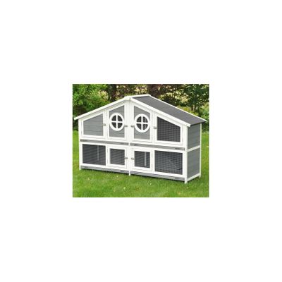Nanook Kleintierstall Momo XXL grau 164 x 48 x 110 cm