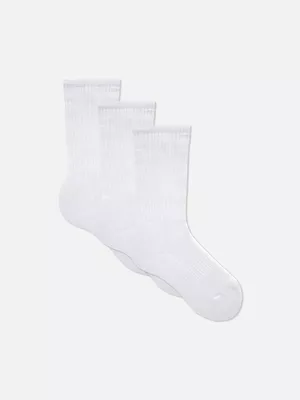 Pack de 3 pares de calcetines deportivos altos