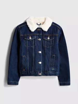 1,5-7 años | Chaqueta forrada de pelo sintético