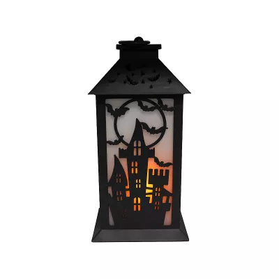 LumaBase Luminarias Battery Operated Flame Effect Lantern Outdoor Decor