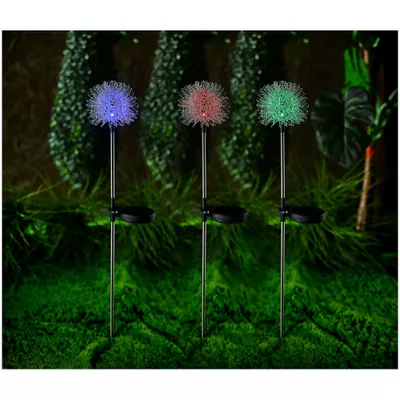 Solar Metal Wired Flower Stake