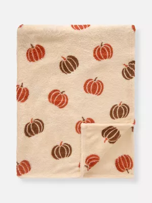 Manta suave con diseño de calabazas