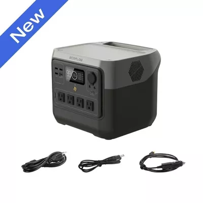 EF EcoFlow Portable Power Station RIVER 2 Pro 700,716Wh LFP Battery,1600W Solar Generator for Outdoor,Home Use