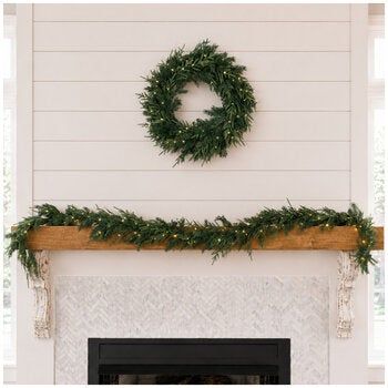 Beaumont Designs Norfolk Mixed Garland With LED Lights 2.7M