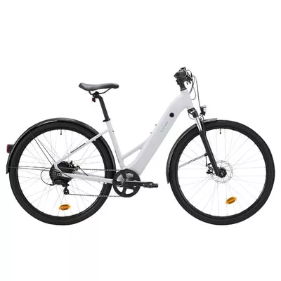 ROCKRIDER E-Bike SUV Trekkingrad 28 Zoll E-ACTV 100 LF perlgrau