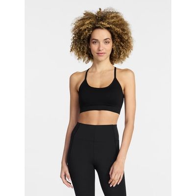 Avia Women's Low Support Seamless Textured Cami Sports Bra, Sizes XS-XXXL