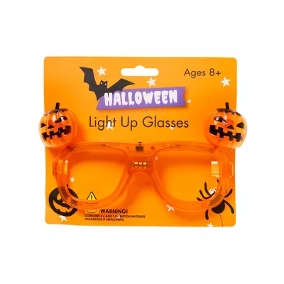 Halloween Novelty Light-Up Glasses Assorted
