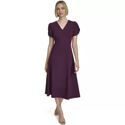 Women's Andrew Marc Tulip Fit & Flare Midi Dress