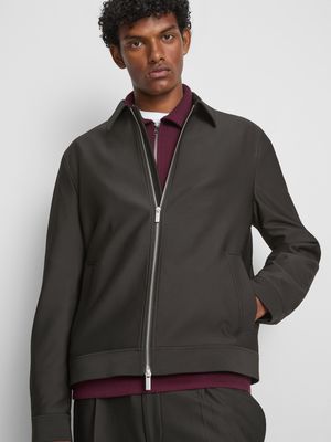 Chaqueta de corte recto con cremallera de The Edit