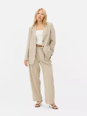 Americana Lila con botonadura simple