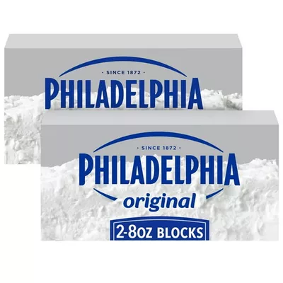 Philadelphia Original Cream Cheese, 2 ct Pack, 8 oz Block