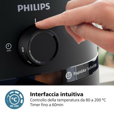 Philips Serie 1000 NA120/00 Airfryer 4.2 L, Friggi...