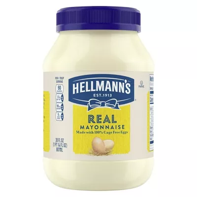 Hellmann's Real Mayonnaise Gluten Free, Sandwich Spread Condiments, 30 fl oz Jar​
